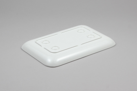 מגש אמי 21*14 ס"מ מלמין לבן 7