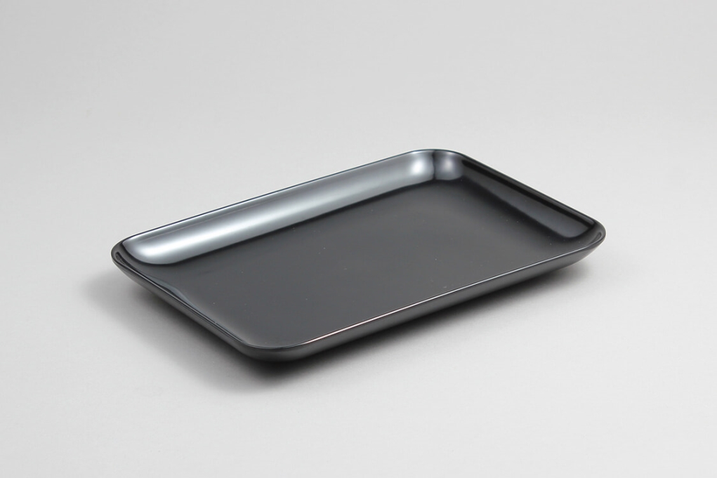 מגש אמי 21/14 ס"מ מלמין שחור EFAY 3