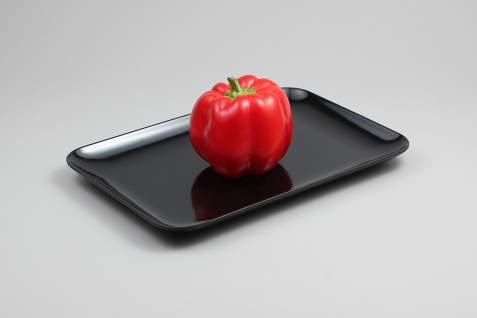 מגש אמי 29*20 ס"מ מלמין שחור EFAY 5