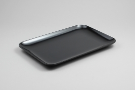 מגש אמי 29*20 ס"מ מלמין שחור EFAY