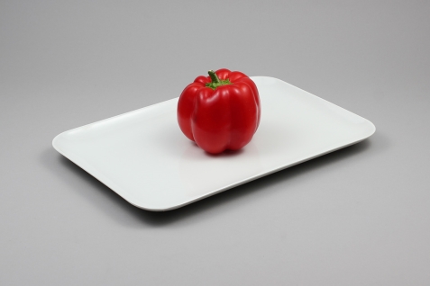 מגש אמי 33*23 ס"מ מלמין לבן 5