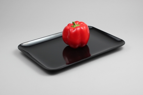 מגש אמי 33*23 ס"מ מלמין שחור EFAY 6/36 5