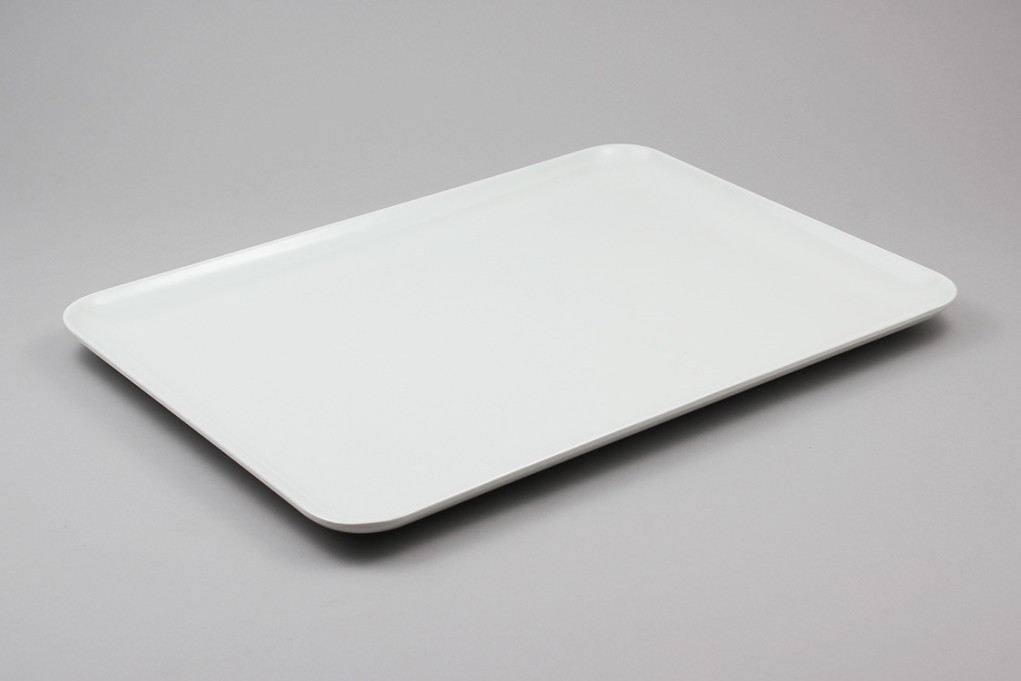 מגש אמי 39.5*28.5 ס"מ מלמין לבן 3