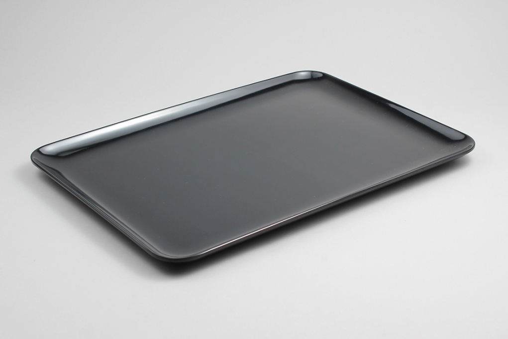 מגש אמי 39.5*28.5 ס"מ מלמין שחור 3