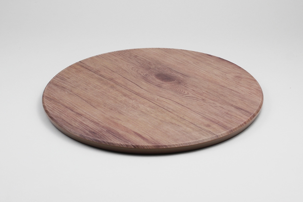 לוח דמוי עץ עגול 32.5 ס"מ מלמין EFAY 3