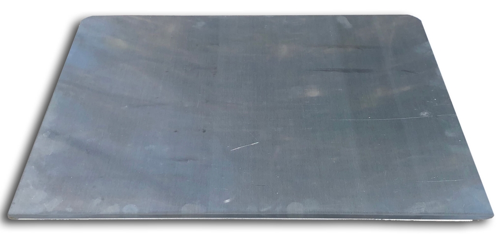 מגש שטוח 42.5/35.5 ס"מ  אלומיניום (מידה ביתית) מחוזק בעובי 2.00 מ"מ +מדבקת הגנה PVC 3