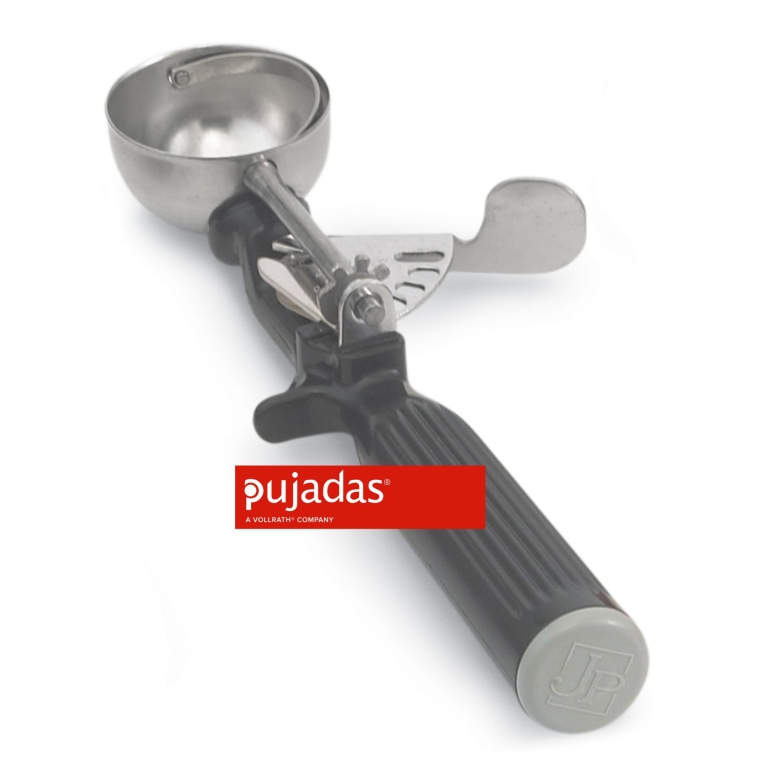 כף גלידה/מידה קפיץ נירוסטה 30 מ"ל ידית שחורה PUJADAS 3