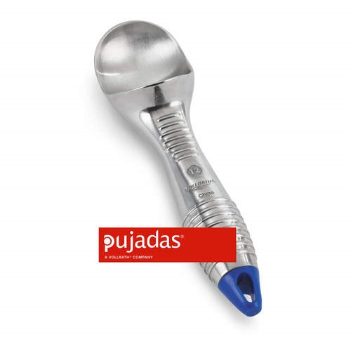 כף גלידה כספית(12)88 מ"ל  PUJADAS VOLLRATH 3 OZ כחול 3