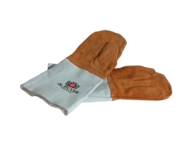 זוג כפפות עור כתום לתנור עד 300 מעלות MATFER