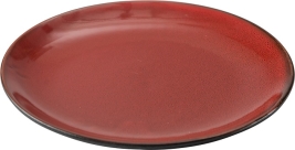 צלחת צים אדום/שחור 26.5 ס"מ פורצלן JAGUAR