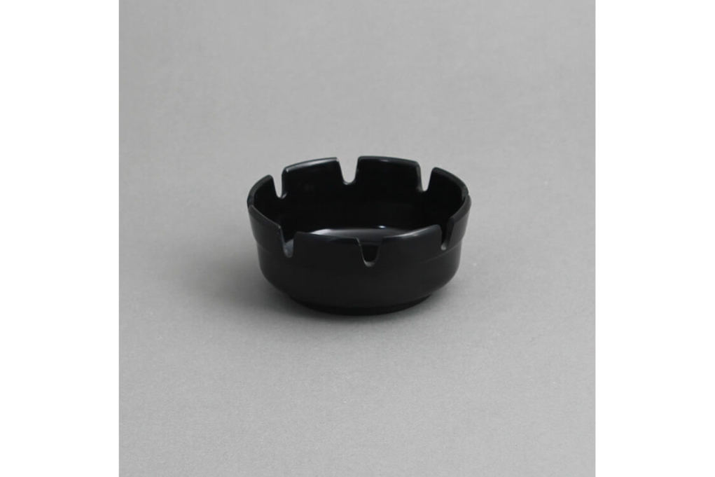 מאפרה 10 ס"מ מלמין שחור EFAY 3