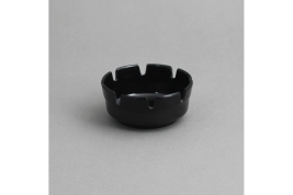 מאפרה 10 ס"מ מלמין שחור EFAY