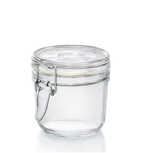 צנצנת זכוכית הרמטית 350 מ"ל BORMIOLI FIDO 1/12 3