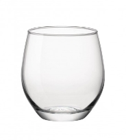 כוס יין ללא רגל 38CL מעוגל קליקס מחוסם  12/1 BORMIOLI