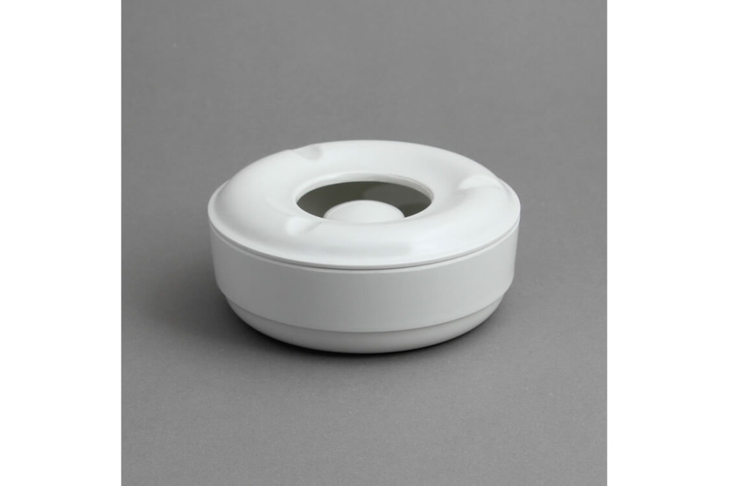 מאפרה חסינת רוח לבנה מלמין EFAY 3