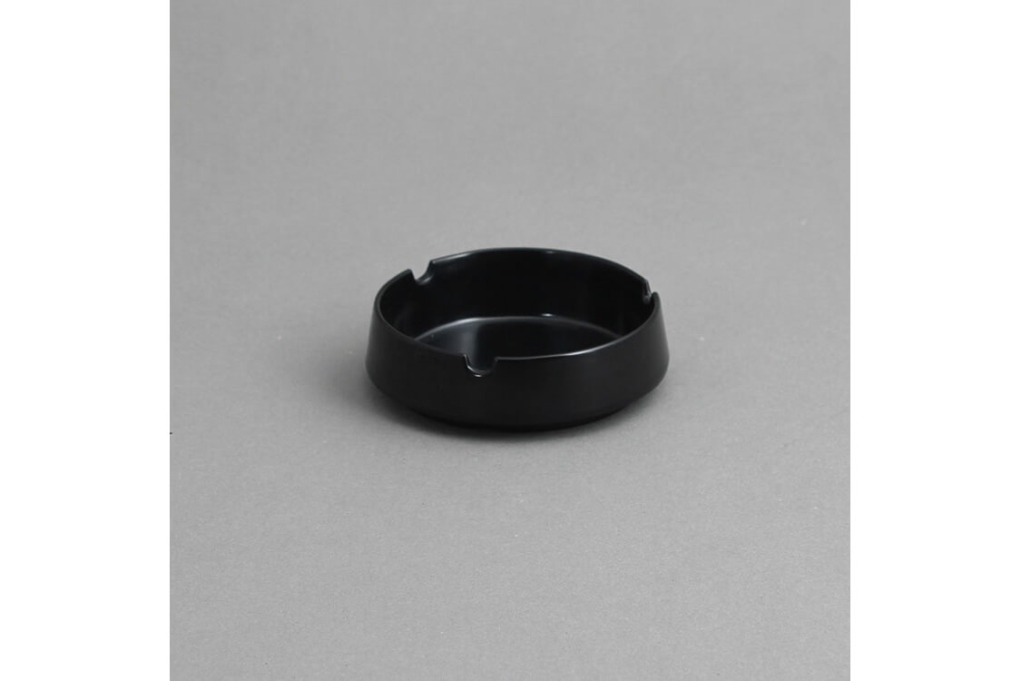 מאפרה עגולה 90 מלמין שחור EFAY 3