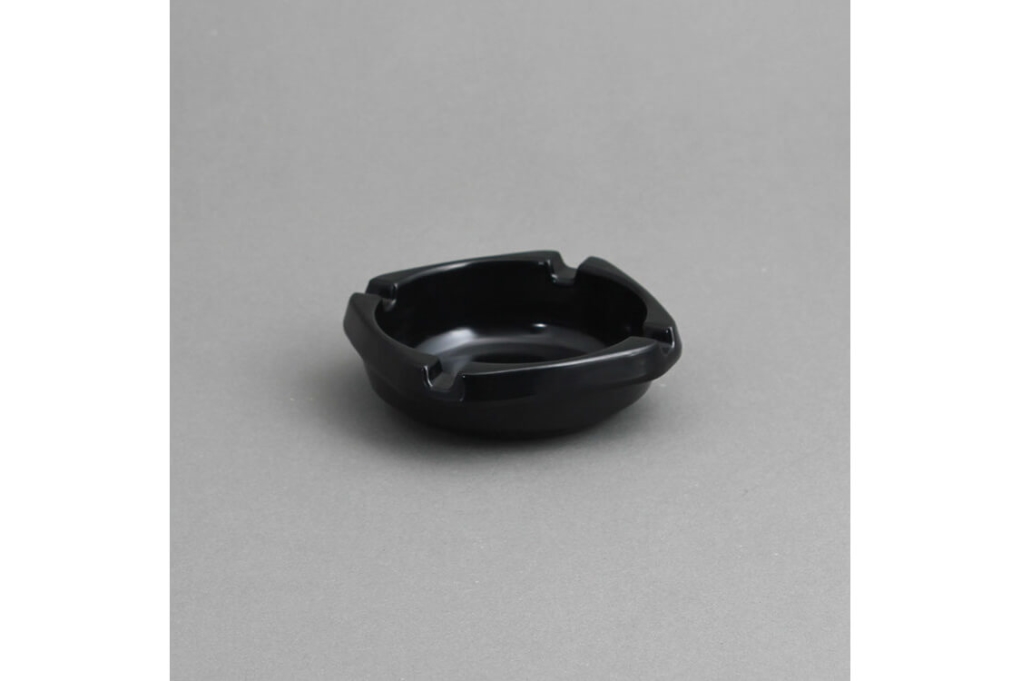 מאפרה מרובעת 9.5 מלמין שחור EFAY 3