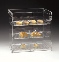 מתקן/ארונית פוליק' תצוגה 4 קומות(3 מדפים)+דלתות (ZCP429)