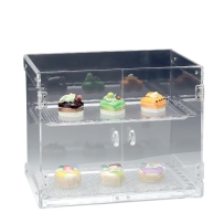 מתקן/ארונית תצוגה פוליק' 2 מדפים 2 דלתות מהודר ZCP263-2