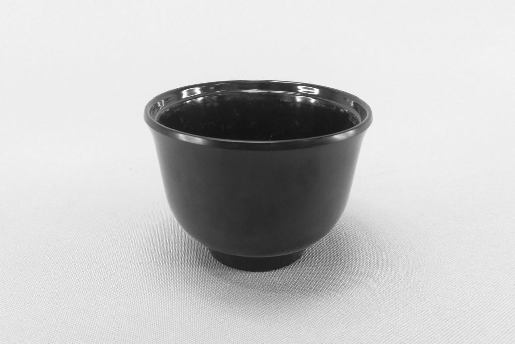 קערה/לפתניה 10 ס"מ מיסו זן מלמין שחור EFAY 3