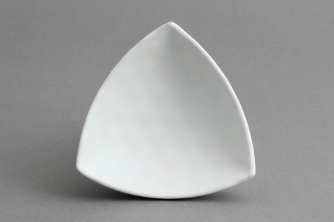 קערית משולשת זן 10 ס"מ מלמין לבן EFAY 7