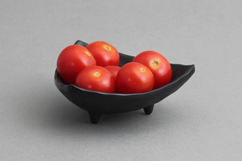 קערית משולשת זן 10 ס"מ מלמין שחור EFAY 5