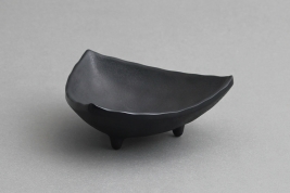 קערית משולשת זן 10 ס"מ מלמין שחור EFAY