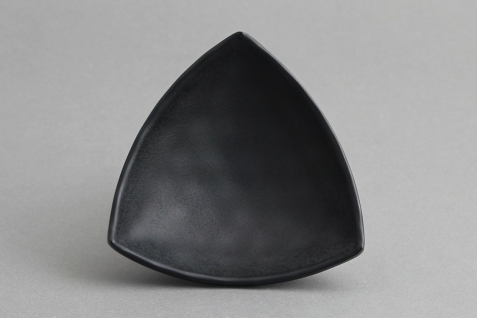 קערית משולשת זן 10 ס"מ מלמין שחור EFAY 7