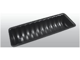 תבנית משולשת ציפוי טפלון דוגמת פרח 24/7.5/4 ס"מ - מבצע עג"ה YABA