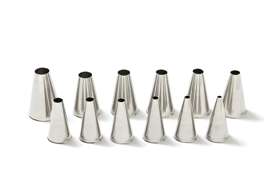 סט צנטרים 12 יח' נירוסטה חלק SAM 3