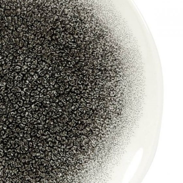 צלחת פסטה 28 ס"מ שחור CHURCHILL RAKU BLACK 7