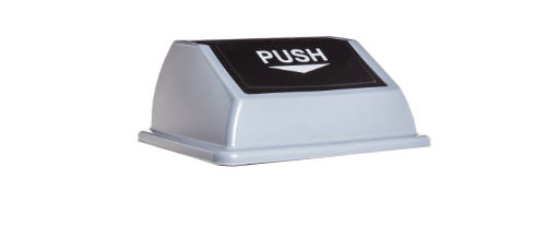 מכסה לפח מלבני אפור 55 ליטר 3