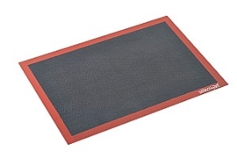 משטח סיליקון/סילפאט 60/40 ס"מ אוורירי שחור מסגרת אדומה S.F