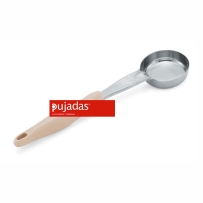 כף רוטב פיצה 90 מ"ל קוטר 7.4 ס"מ אורך 33 ס"מ ידית צהובה PUJADAS