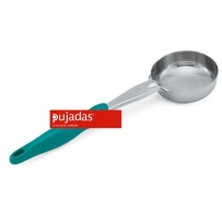 כף רוטב פיצה 175 מ"ל קוטר 9.3 ס"מ אורך 35 ס"מ ידית ירוקה PUJADAS