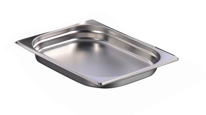 תבנית גסטרונום 1/2/40 (26.5/32.5 ג-4 ס"מ)(2 ליטר) נירוסטה 0.6 מ"מ 3
