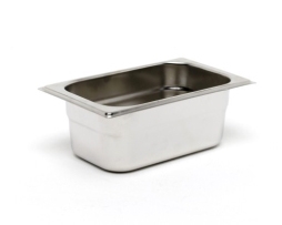 תבנית גסטרונום 1/3/150 (17.6/32.5 ג-15 ס"מ)(8.5 ליטר) נירוסטה 0.6 מ"מ