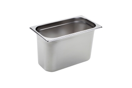 תבנית גסטרונום 1/3/200 (17.6/32.5 ג-20 ס"מ)(11.5 ליטר) נירוסטה 0.6 מ"מ
