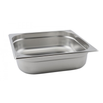 תבנית גסטרונום 2/3/100 (35.2/32.5 ג-10 ס"מ)(9 ליטר) נירוסטה 0.6 מ"מ