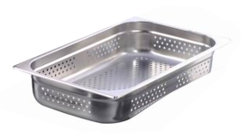 תבנית גסטרונום מחורר 1/1/150 (32.5/53 ג-15 ס"מ)(21 ליטר) נירוסטה 0.6 מ"מ