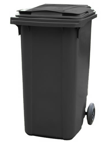 עגלה / עגלת אשפה שחור 240 ליטר דולב 3
