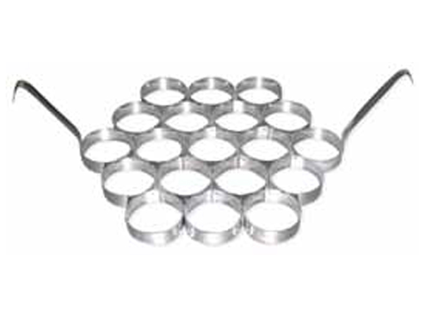 אולימפיאדת פנקייק קוטר 7 גובה 2 ס"מ (19 טבעות)-נירוסטה 3