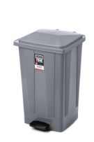 פח דוושה/פדל 48 ליטר אפור 42/37.5/63 ס"מ