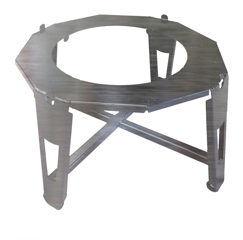 מעמד למיכל  מנירוסטה 50/40/30 ליטר קוטר 38 סמ פנימי חדש! BMlazer 3