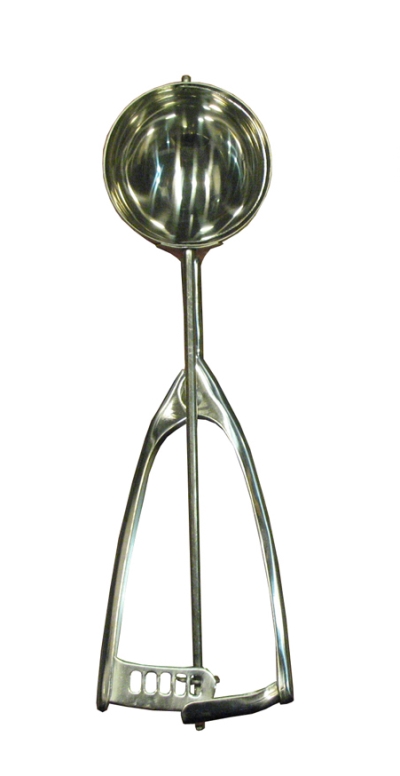 כף גלידה קפיץ נירוסטה קוטר 59 מ"מ תכולה 81ML (ארק) 3