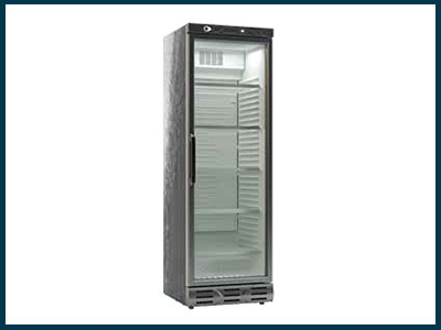 מקפיא תצוגה עומד 500 ליטר דלת זכוכית שחור KLIMASSAN "נטו" 3