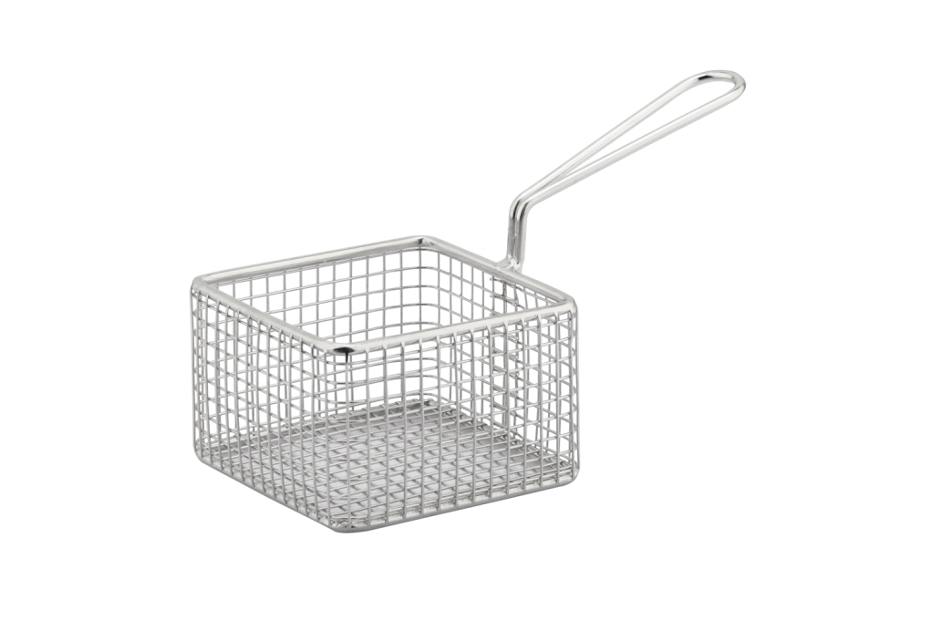 סל מרובע 9.5/9.5 ס"מ מיניטורי להגשת צ'יפס  MCWW-1010 3