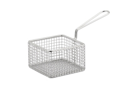 סל מרובע 9.5/9.5 ס"מ מיניטורי להגשת צ'יפס  MCWW-1010