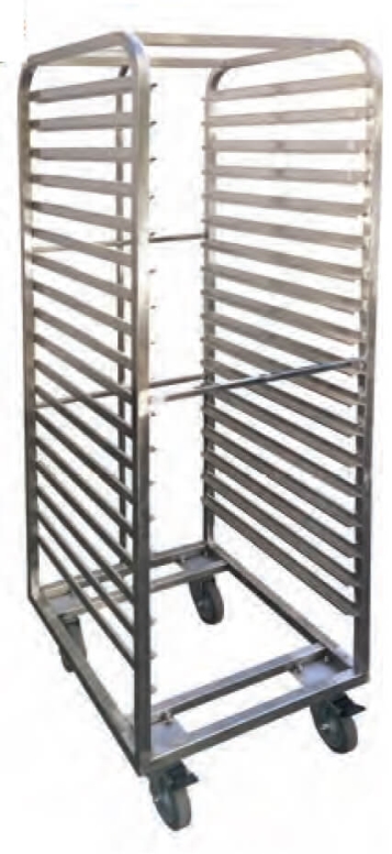 עגלה מחוזקת 18 ( 19 ) מסלולים לתבנית 2/1 ( מידות 59*68 ג-177 ) גלגליי פלטה פנימיים 3