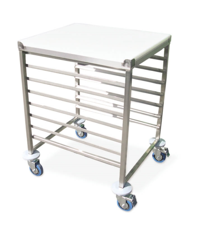 עגלה 8 מסלולים לתבנית 2/1+משטח עליון ג'90 ס"מ 3